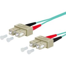 Metz Connect - 151j1eoeo20e Fibre Optique Fo Câble De Raccordement 2.00 M Turquoise [2x Sc Mâle - 2x Sc Mâle] 50/125 Μ Multimode Om3 X018201