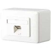 Metz Connect E-dat C6 1 Port Ap Reinweiß 1307370002-i