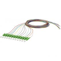Metz Connect - OpDAT Pigtail lc apc, OS2, 12 couleurs (150Q1JA0020E)