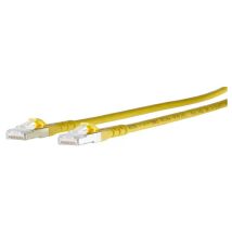Patchkabel Cat.6A awg 26 7,0 m gelb 1308457077-E - Metz Connect