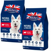 Butcher's Natural&Healthy mit Rind - Hunde-Trockenfutter - 10 kg