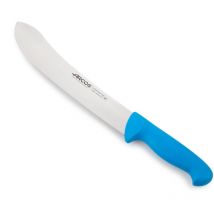 Metzgermesser Arcos Farbe - Prof 292723 aus Nitrum-Edelstahl und mango Ergonomisches blaues Polypropylen mit 25 cm Klinge, Vitrine