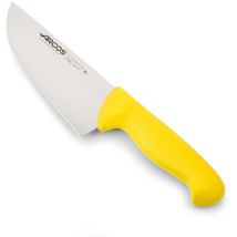 Arcos - Metzgermesser Farbe - Prof 295800 Edelstahl Nitrum und mango ergonomische gelbe Polypropylenklinge und 17 cm Klinge, Vitrine