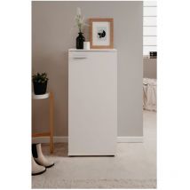 Finori - Meuble a chaussures Satos - Blanc - 12 Paires - 100 x 110 x 34 cm