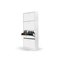 Meuble à chaussures 24 paires klark 4 portes blanc