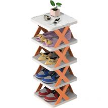 Meuble à chaussures Organisateur de rangement de chaussures multicouche, étagère à chaussures mince, tour à chaussures, étagère à chaussures