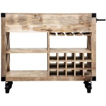 Meuble bar Silas manguier 98x120cm Atmosphera Créateur D'intérieur