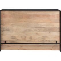Made In Meubles - Meuble bar en bois de manguier et métal Bonifacio