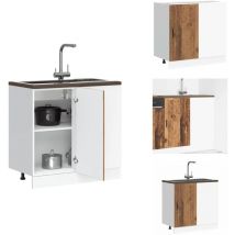 Meuble bas du lavabo vieux bois bois d'ingénierie - Meuble Bas Du Lavabo - Meubles Bas Du Lavabo - Meuble Bas De Cuisine - Meuble Bas Du Lavabo Pour