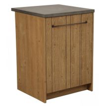 Meuble Bas Lave Vaisselle - Bois - Marron - Interior's