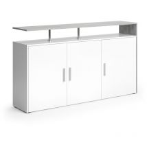 Commode Amato, Béton/blanc, 160 x 91.6 cm Vicco