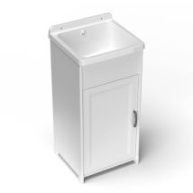 Meuble complet en résine – Bac à laver – Matières, Largeur, Mode de fixation, Longueur, Hauteur