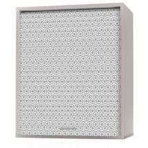 Beaux Meubles Pas Chers - Meuble Cuisine Alu 60x72 Face Imprimée - Coloris Rideau: Hexagones Gris 521