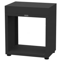 Le Marquier - Meuble cuisine extérieure avec ouverture - 80 x 55 cm - noir