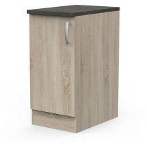 Demeyere - Meuble de cuisine bas 1 porte 40 cm Paprika