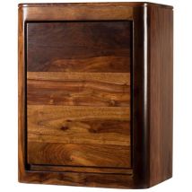 Meuble de rangement 50x35x65 en bois de Sheesham noisette laqué toronto 318