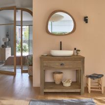 Berah Getah - Meuble de salle de bain en teck recyclé massif 90 cm