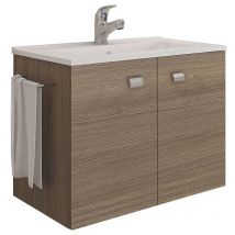 Savinidue - Meuble de salle de bain erika s/miroir smoke oak