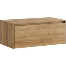 Badplaats - Meuble sous lavabo Jelsey Chene - 100cm - Meuble vasque