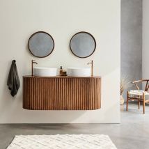 Berah Getah - Meuble de salle de bain en mindi massif 140 cm