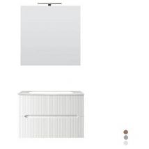 Dianhydro - Meuble de salle de bain suspendu linea stick cannettato 70 cm