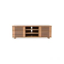 Privatefloor - Meuble de télévision de style nordique - Hyen Bois naturel