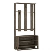 Iperbriko - Mobile ingresso noce 90x36xh.180 cm