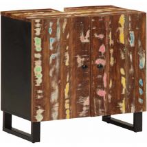 Meuble d'évier 62x33x58 cm bois de récupération et d'ingénierie