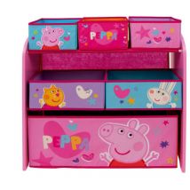 Meuble de Rangement à 6 paniers Peppa Pig