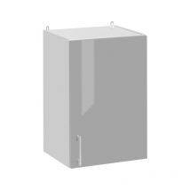 Meuble haut de cuisine Eco Gris Brillant 1 porte l 40 cm