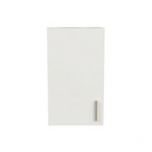 Meuble haut de cuisine 40 cm 1 porte Blanc/Chêne - abinci - l 40 x l 30 x h 70 cm