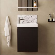 Meuble lave-mains lisa + robinet chromé