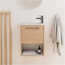 Ensemble meuble lave-mains nika + robinet