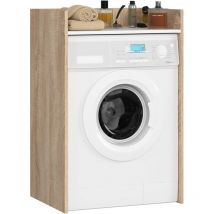Jardibricodeco - meuble machine a laver 64x50x98 cm 1 étagère bois