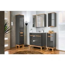 Meuble salle de bain bueno Noir