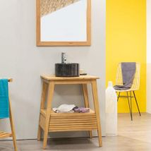 Wanda Collection - Meuble salle de bain en teck Scandinave 70 cm