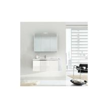 Evenes - Meuble salle de bain enovi Serie mbh blanc brillant