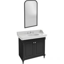 Jacob Delafon - Meuble salle de bain Cléo 1889 + miroir + mélangeur croisillon chromé