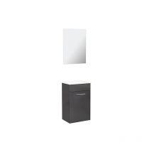 Vitra - Meuble salle de bain neo 2.0 largeur 385 mm, anthracite brillant