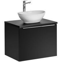 Petits-meubles - Meuble simple vasque 60cm Éros Noir