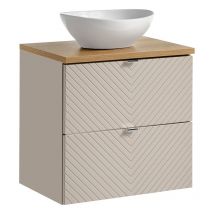 Petits-meubles - Meuble simple vasque 60cm Manoa Cachemire et bois