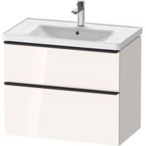 Meuble vasque 78 cm Duravit D-Neo Blanc brillant