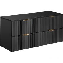 Petits-meubles - Meuble sous-vasque 120cm plan de toilette Adriel Noir