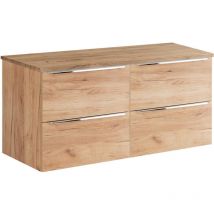 Petits-meubles - Meuble sous-vasque 120cm plan de toilette April Bois