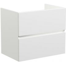 Sanijura - Meuble sous vasque deux tiroirs San Nolita (70 cm) - Longueur: 70 cm - Mélaminé Chêne Arlington