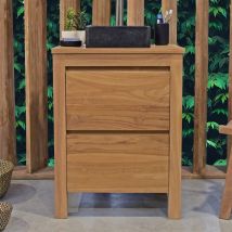 Wildwater - Meuble Sous Vasque En Teck Massif 60 Cm, Varedo