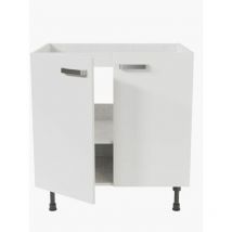 Meuble sous évier - 80 cm - Blanc