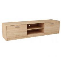 Meuble table TV 2DC 160cm SONOMA commode étagère