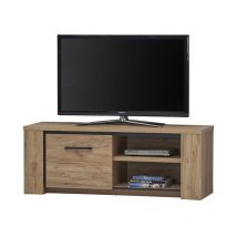 Meuble TV 1 porte 2 niches Lio