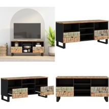 Vidaxl - Meuble tv 100x33x46 cm bois de récupération et d'ingénierie - Meubles Tv - Meubles Salle Séjour - Meuble Rangement - Meuble Industriel